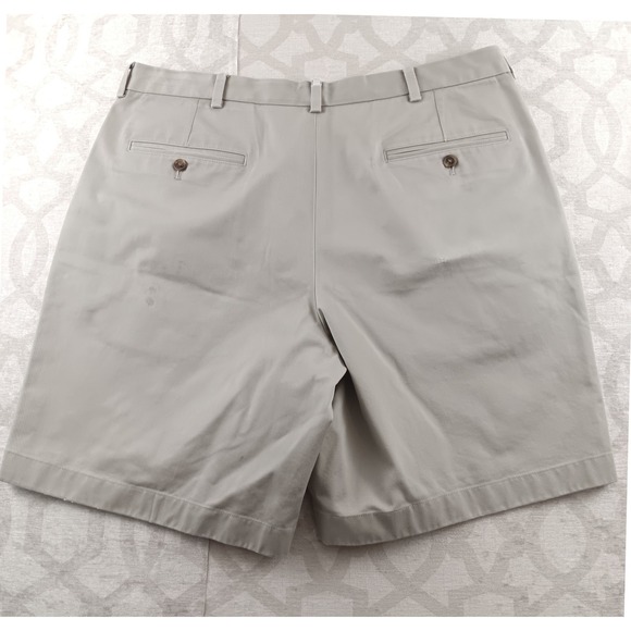 Brooks Brothers 346 Advantage Shorts Khaki Cotton Men's Size 38 - Picture 2 of 10